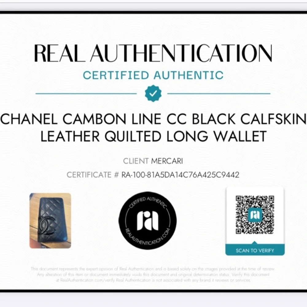 Chanel Cambon Line CC Quilted Long Wallet – Black Calfskin / Pink Interior